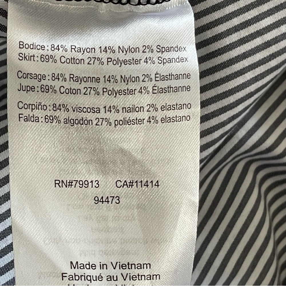 Motherhood Maternity Black and Black and White Striped Layer Long Sleeve Size M - Picture 16 of 16